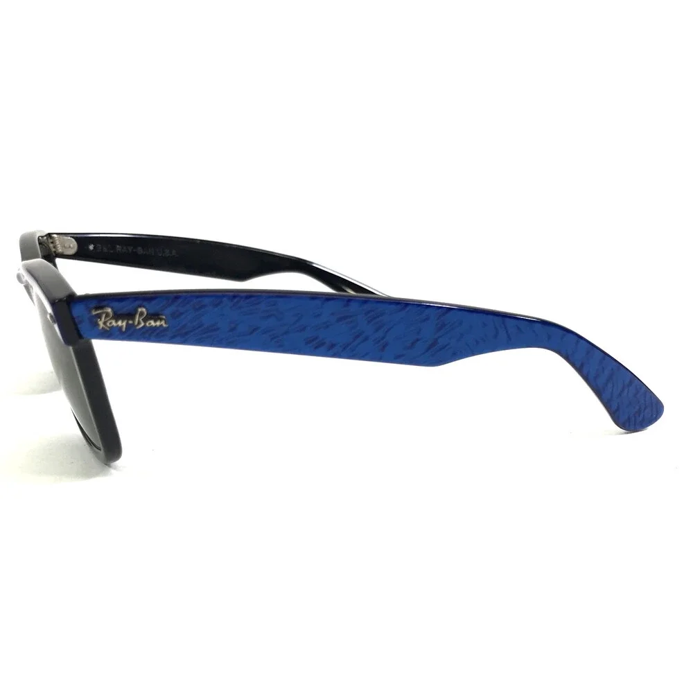 Vintage B&L Ray-Ban Sunglasses WAYFARER Neat Street Electric Blue w/ G-15 Lenses